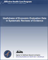 Cover of Usefulness of Economic Evaluation Data in Systematic Reviews of Evidence