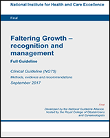 Cover of Faltering Growth – recognition and management
